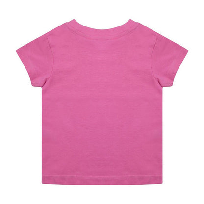 Bright Pink - Back - Larkwood Babies Organic T-Shirt