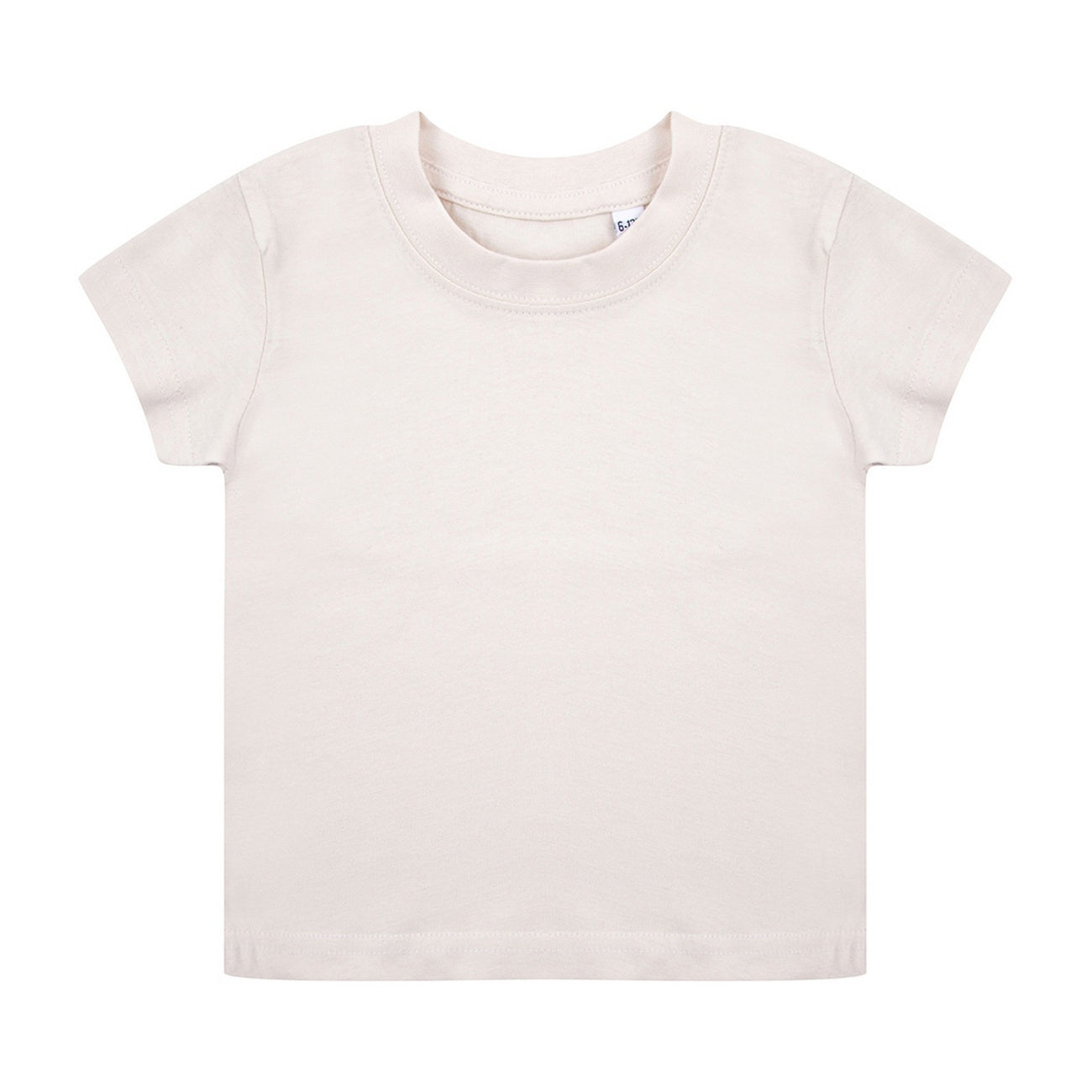 Natural - Front - Larkwood Babies Organic T-Shirt