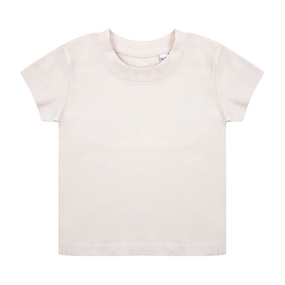 Natural - Front - Larkwood Babies Organic T-Shirt