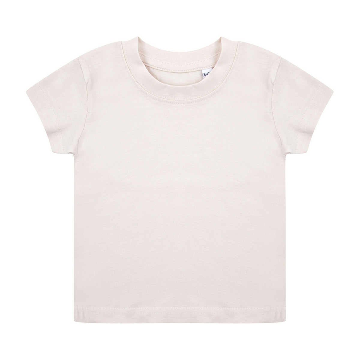Natural - Front - Larkwood Babies Organic T-Shirt