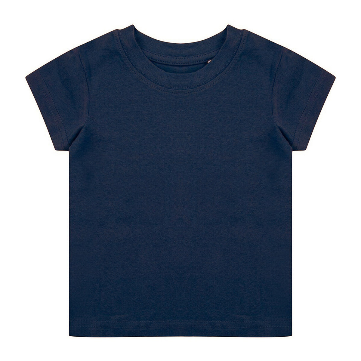 Navy - Front - Larkwood Babies Organic T-Shirt