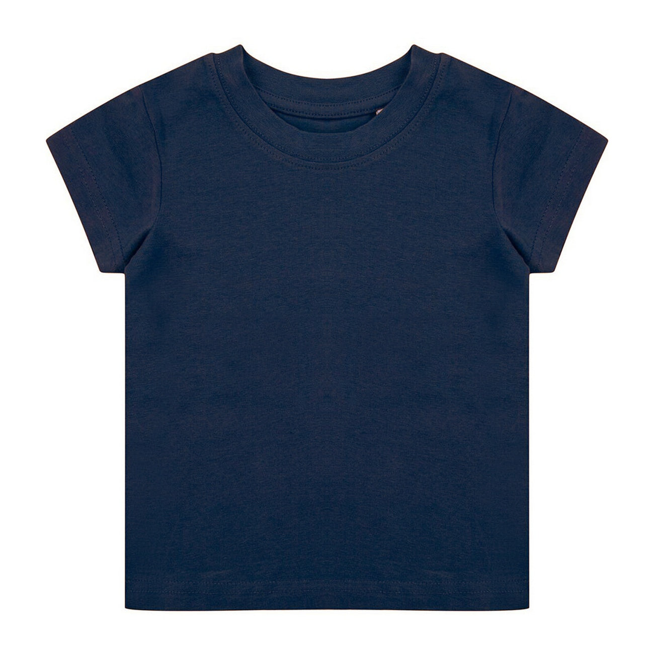 Navy - Front - Larkwood Babies Organic T-Shirt
