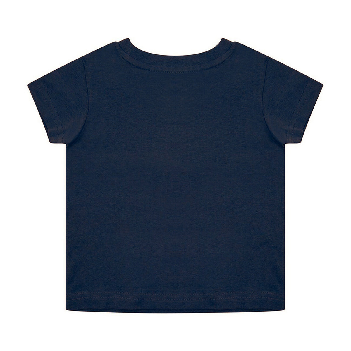 Navy - Back - Larkwood Babies Organic T-Shirt