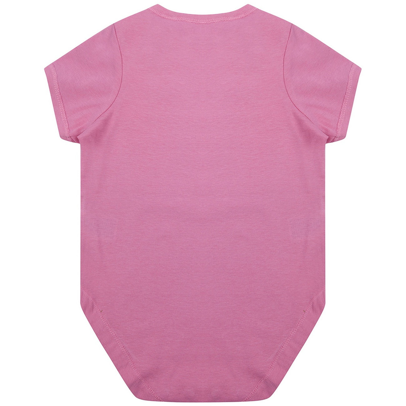 Bright Pink - Back - Larkwood Babies Organic Bodysuit