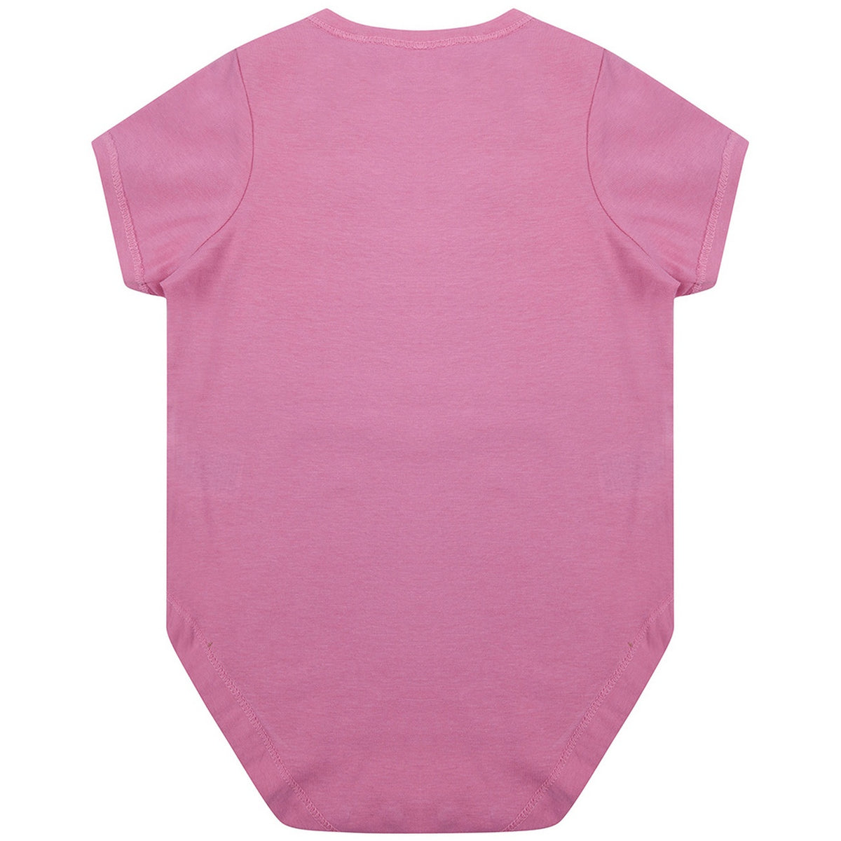 Bright Pink - Back - Larkwood Babies Organic Bodysuit