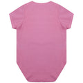 Bright Pink - Back - Larkwood Babies Organic Bodysuit