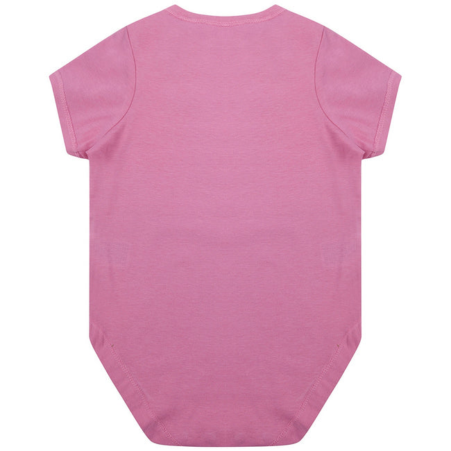 Bright Pink - Back - Larkwood Babies Organic Bodysuit