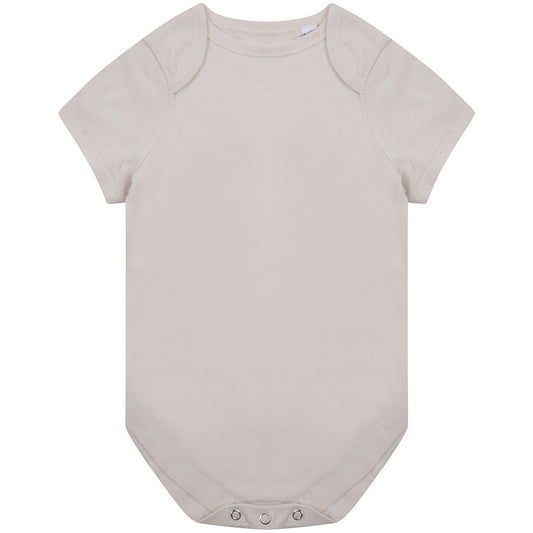 Natural - Front - Larkwood Babies Organic Bodysuit