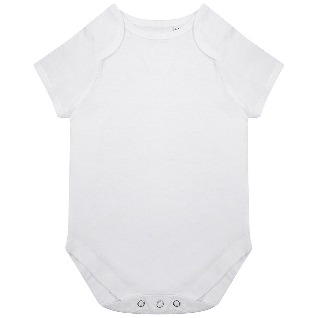 White - Front - Larkwood Babies Organic Bodysuit