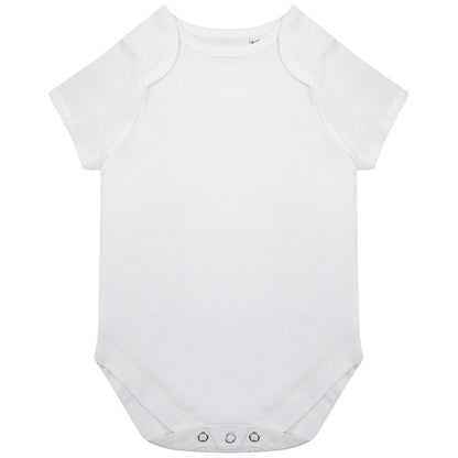 White - Front - Larkwood Babies Organic Bodysuit