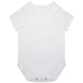 White - Front - Larkwood Babies Organic Bodysuit