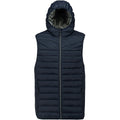 Navy - Front - Proact Mens Hooded Padded Bodywarmer