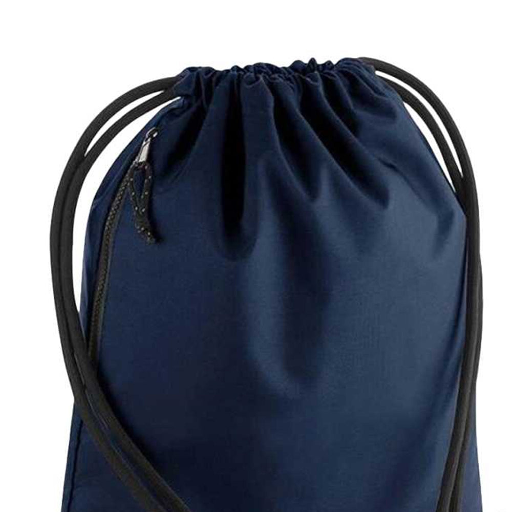 Navy - Back - BagBase Unisex Recycled Gymsac