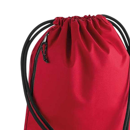 Classic Red - Back - BagBase Unisex Recycled Gymsac