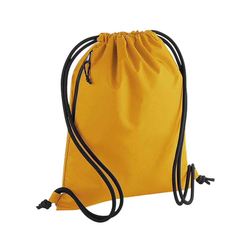 Mustard - Front - BagBase Unisex Recycled Gymsac