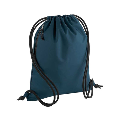 Petrol - Front - BagBase Unisex Recycled Gymsac