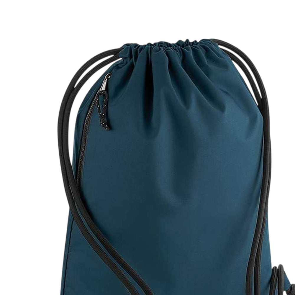 Petrol - Back - BagBase Unisex Recycled Gymsac