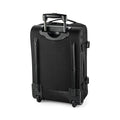Black - Back - BagBase Unisex Escape Carry-On Wheelie Bag