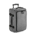 Grey Marl - Front - BagBase Unisex Escape Carry-On Wheelie Bag