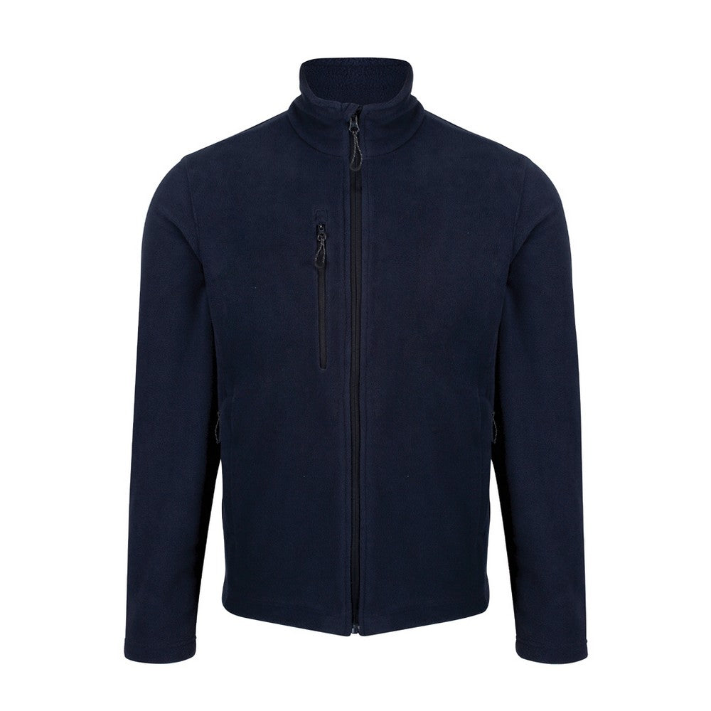 Navy - Front - Regatta Mens Honestly Made Recycled Fleece Jacket