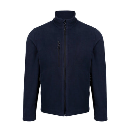 Navy - Front - Regatta Mens Honestly Made Recycled Fleece Jacket