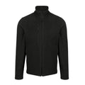 Black - Front - Regatta Mens Honestly Made Recycled Fleece Jacket