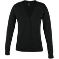 Black - Front - SOLS Womens-Ladies Golden V Neck Cardigan