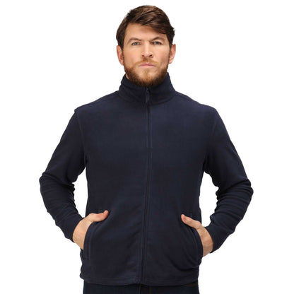 Dark Navy - Side - Regatta Professional Mens Classic Micro Fleece Jacket