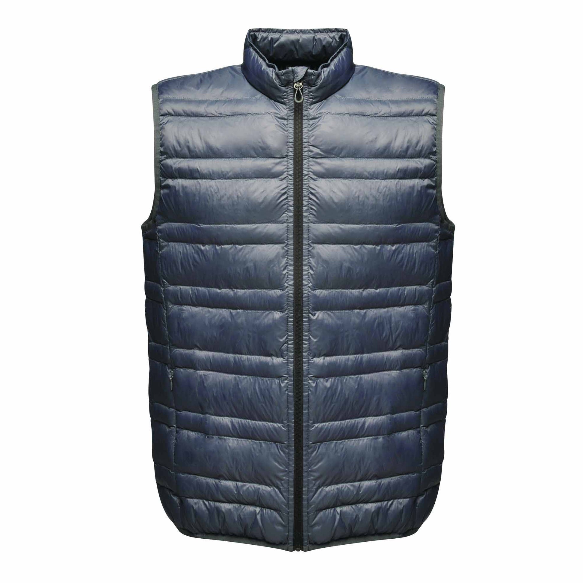 Seal Grey-Black - Front - Regatta Professional Mens Firedown Insulated Bodywarmer