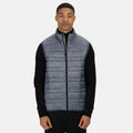 Seal Grey-Black - Side - Regatta Professional Mens Firedown Insulated Bodywarmer