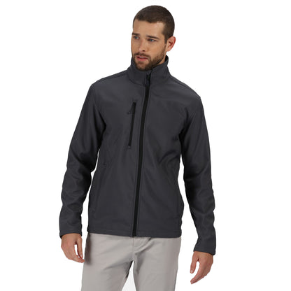 Navy - Side - Regatta Professional Mens Honestly Made Recycled Soft Shell Jacket