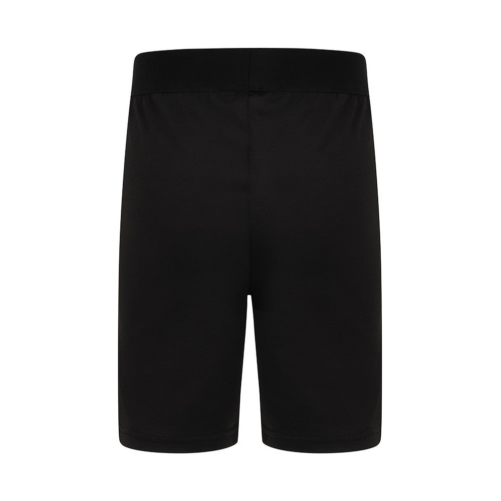 Black-Black - Back - SF Minni Kids-Childrens Unisex Fashion Cycling Shorts