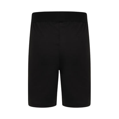 Black-Black - Back - SF Minni Kids-Childrens Unisex Fashion Cycling Shorts