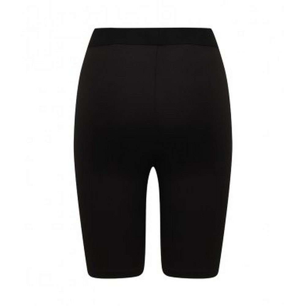 Black-Black - Back - SF Ladies-Womens Fashion Cycling Shorts