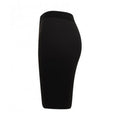 Black-Black - Side - SF Ladies-Womens Fashion Cycling Shorts