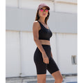 Black-Black - Lifestyle - SF Ladies-Womens Fashion Cycling Shorts