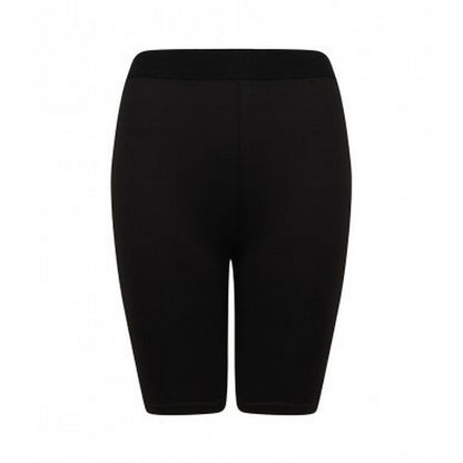 Black-Black - Front - SF Ladies-Womens Fashion Cycling Shorts