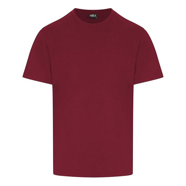 Burgundy - Front - PRO RTX Mens Pro T-Shirt