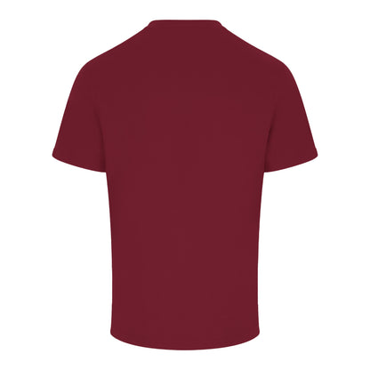 Burgundy - Back - PRO RTX Mens Pro T-Shirt