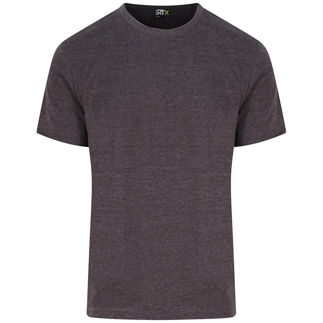 Charcoal - Front - PRO RTX Mens Pro T-Shirt