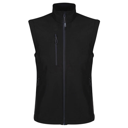 Black - Front - Regatta Professional Mens Honestly Made Recycled Soft Shell Bodywarmer