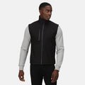 Black - Side - Regatta Professional Mens Honestly Made Recycled Soft Shell Bodywarmer