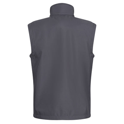Seal Grey-Black - Back - Regatta Professional Mens Ablaze Soft Shell Bodywarmer