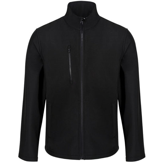 Black-Black - Front - Regatta Professional Mens Ablaze Three Layer Soft Shell Jacket