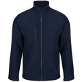 Navy-Navy - Front - Regatta Professional Mens Ablaze Three Layer Soft Shell Jacket