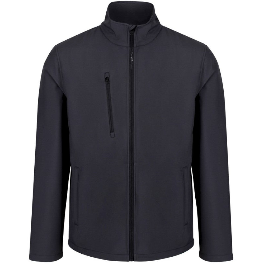 Seal Grey-Black - Front - Regatta Professional Mens Ablaze Three Layer Soft Shell Jacket