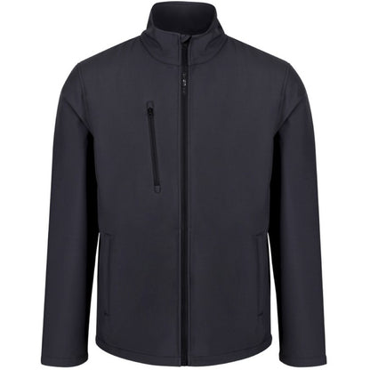 Seal Grey-Black - Front - Regatta Professional Mens Ablaze Three Layer Soft Shell Jacket