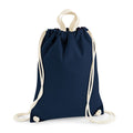 French Navy - Front - Westford Mill Ladies-Womens Nautical Gymsac