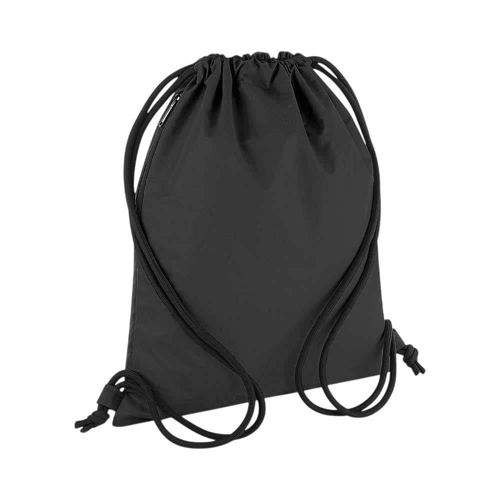 Black Reflective - Front - BagBase Unisex Reflective Gymsac