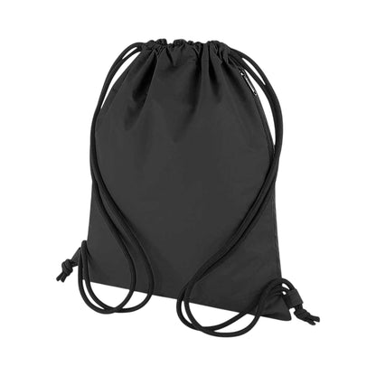 Black Reflective - Back - BagBase Unisex Reflective Gymsac